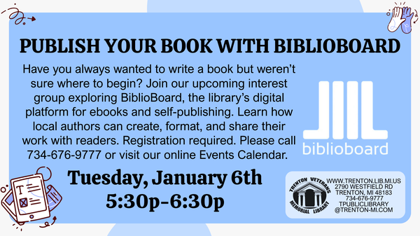 Link to program registration for Publish Your Book with Biblioboard