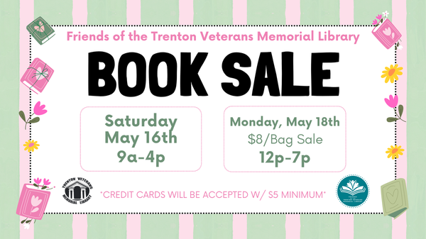Friends of the Library Book Sale May 16th and May 18th
