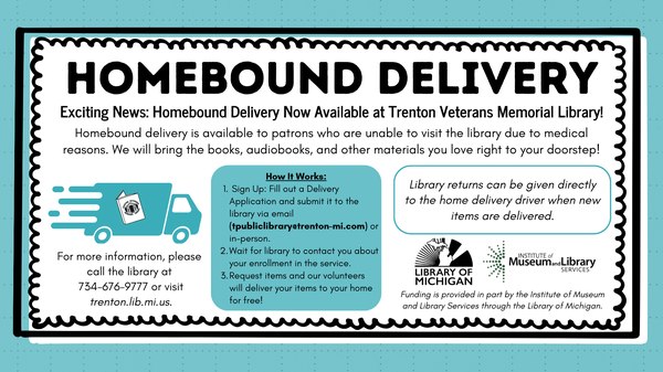 Homebound Delivery Service Homebound Delivery Service now available