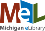 Michigan e-library (MEL) logo that links to their website
